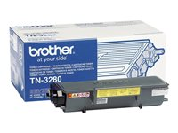 Brother TN3280 - Noir - originale - cartouche de toner - pour Brother DCP-8070, 8085, MFC-8370, 8380, 8880, 8890; HL-5340, 5350, 5370, 5380 TN3280