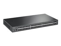 TP-Link JetStream TL-SG3452X V1 - Commutateur - Géré - 48 x 10/100/1000 + 4 x 10 Gigabit SFP+ - Montable sur rack TL-SG3452X
