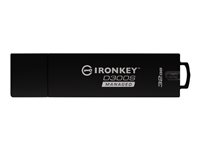 IronKey D300S Managed - Clé USB - chiffré - 32 Go - USB 3.1 Gen 1 - FIPS 140-2 Level 3 - Conformité TAA IKD300SM/32GB