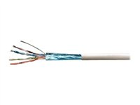 MCL - Câble en vrac - 100 m - paire torsadée écrantée (F/UTP) - CAT 5e - blanc C5EPBT/100-W