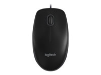 Logitech B100 - Souris - optique - 3 boutons - filaire - USB - noir 910-003357