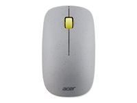 Acer Vero Macaron AMR020 - Souris - droitiers et gauchers - optique - 3 boutons - sans fil - 2.4 GHz - gris - Pour la vente au détail GP.MCE11.022
