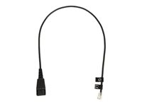 Jabra - Câble pour casque micro - RJ-10 mâle pour Déconnexion rapide mâle - 0.5 m 8800-00-01