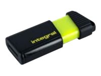 Integral Pulse - Clé USB - 64 Go - USB 2.0 - jaune INFD64GBPULSEYL