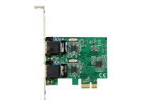 StarTech.com Carte adaptateur réseau serveur Gigabit PCI Express double port - 1 Gbps PCIe NIC - Adaptateur serveur double port - Carte Ethernet 2 ports (ST1000SPEXD4) - Adaptateur réseau - PCIe profil bas - Gigabit Ethernet x 2 - pour P/N: ET91000SM10, ET91000SM20 ST1000SPEXD4