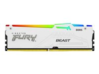 Kingston FURY Beast - DDR5 - kit - 32 Go: 2 x 16 Go - DIMM 288 broches - 5200 MHz / PC5-41600 - CL36 - 1.25 V - on-die ECC KF552C36BWEAK2-32