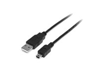 StarTech.com Câble Mini USB 2.0 1 m - A vers Mini B - M/M - Câble USB - USB (M) pour mini USB type B (M) - USB 2.0 - 1 m - noir USB2HABM1M