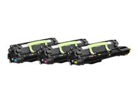 Lexmark - Pack de 3 - jaune, cyan, magenta - original - cartouche de toner LCCP - pour Lexmark CS820, CS827, CX820, CX825, CX827, CX860 72K0D50