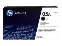 HP 05A - Pack de 2 - noir - originale - LaserJet - cartouche de toner ( CE505D ) - pour LaserJet P2033, P2035, P2036, P2037, P2054, P2055, P2056, P2057 CE505D