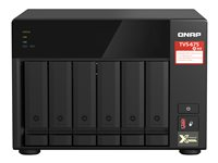 QNAP TVS-675 - Serveur NAS - 6 Baies - SATA 6Gb/s - RAID 5, 6, 10 - RAM 8 Go - Gigabit Ethernet / 2.5 Gigabit Ethernet - iSCSI support TVS-675-8G