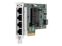 HPE 366T - Adaptateur réseau - PCIe 2.1 x4 profil bas - Gigabit Ethernet x 4 - pour Edgeline e920; ProLiant DL360 Gen10 811546-B21