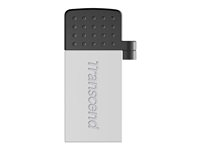 Transcend JetFlash Mobile 380 - Clé USB - 16 Go - USB 2.0 - argent TS16GJF380S