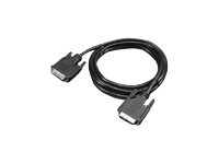 Lenovo SL-DVI-D Cable - Câble DVI - liaison simple - DVI-D (M) pour DVI-D (M) - 2 m - pour ThinkCentre M75t Gen 2 11W5; V50t Gen 2-13IOB 11QB, 11QC, 11QE 0B47071