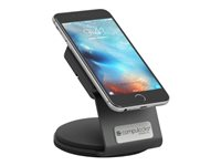 Compulocks Support Lecteur Carte Bancaire Et Smartphone Slide Dock - Noir - Pied - pour appareils mobiles - verrouillable - noir - montable sur mur, ordinateur de bureau, compteur 199BSLDDCKB