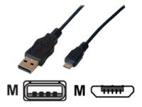 MCL Samar - Câble USB - USB (M) pour Micro-USB Type B à 5 broches (M) - 2 m MC922AHB-2M