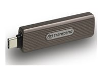 Transcend ESD330C - SSD - chiffré - 1 To - externe (portable) - USB (USB-C connecteur) - AES 256 bits - brun grisâtre foncé TS1TESD330C