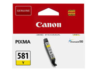 Canon CLI-581Y - 5.6 ml - jaune - original - réservoir d'encre - pour PIXMA TS6251, TS6350, TS6351, TS705, TS8252, TS8350, TS8351, TS8352, TS9550, TS9551 2105C001