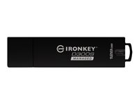 IronKey D300S Managed - Clé USB - chiffré - 128 Go - USB 3.1 Gen 1 - FIPS 140-2 Level 3 - Conformité TAA IKD300SM/128GB