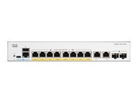 Cisco Catalyst 1200-8FP-2G - Commutateur - C3 - intelligent - 8 x 10/100/1000 (PoE+) + 2 x combinaison Gigabit SFP/RJ-45 - Montable sur rack - PoE+ (120 W) C1200-8FP-2G