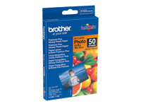 Brother BP - Brillant - 100 x 150 mm 50 feuille(s) papier photo - pour Brother DCP-J1200, J1800, J772, J774, MFC-J1300, J2340, J3540, J3940, J4335, J4340, J5340 BP71GP50