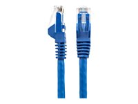 StarTech.com Câble Ethernet CAT6 50cm - LSZH (Low Smoke Zero Halogen) - Cordon RJ45 UTP Anti-accrochage 10GbE LAN - Câble Réseau Internet 650MHz 100W PoE - Bleu - Snagless - 24AWG (N6LPATCH50CMBL) - Cordon de raccordement - RJ-45 (M) pour RJ-45 (M) - 50 cm - 6 mm - UTP - CAT 6 - sans crochet - bleu N6LPATCH50CMBL