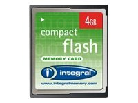 Integral - Carte mémoire flash - 4 Go - CompactFlash INCF4GV2