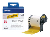 Brother DK-22606 - Jaune - Rouleau (6,2 cm x 15,2 m) film - pour Brother QL-1050, 1060, 1110, 500, 550, 560, 570, 580, 600, 650, 700, 710, 720, 820 DK22606