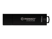IronKey D300S - Clé USB - chiffré - 128 Go - USB 3.1 Gen 1 - FIPS 140-2 Level 3 - Conformité TAA IKD300S/128GB