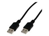 MCL - Câble USB - USB (M) pour USB (M) - USB 2.0 - 5 m - noir MC922AA-5M/N