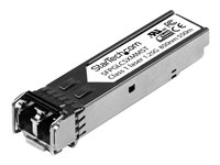 StarTech.com Module de transceiver SFP à fibre optique Gigabit - Compatible Cisco GLC-SX-MM - Multimode LC - Mini-GBIC - 550 m - Module transmetteur SFP (mini-GBIC) - 1GbE - 1000Base-SX - LC multi-mode - jusqu'à 550 m - 850 nm - pour P/N: ET91000SFP2, ET9 SFPGLCSXMMST