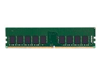 Kingston - DDR4 - module - 16 Go - DIMM 288 broches - 3200 MHz / PC4-25600 - CL22 - 1.2 V - mémoire sans tampon - ECC - pour Lenovo ThinkStation P350 30E3, 30E4, 30E5, 30E6, 30EF, 30EG, 30EH, 30EJ KTL-TS432E/16G