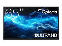 Optoma Creative Touch 3652RK - Classe de diagonale 65" 3-Series écran LCD rétro-éclairé par LED - interactive - avec écran tactile (multi-touches) - 4K UHD (2160p) 3840 x 2160 - Direct LED - noir H1F0H03BW101