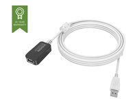 Vision Techconnect - Rallonge de câble USB - USB (F) pour USB (M) - USB 2.0 - 5 m - actif - blanc TC 5MUSBEXT+