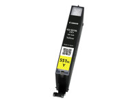 Canon CLI-551Y XL - À rendement élevé - jaune - originale - réservoir d'encre - pour PIXMA iP8750, iX6850, MG5550, MG5650, MG5655, MG6450, MG6650, MG7150, MG7550, MX725, MX925 6446B001