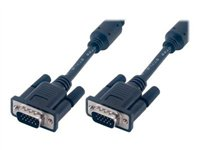 MCL Samar - Câble VGA - HD-15 (VGA) (M) pour HD-15 (VGA) (M) - 2 m - noir MC340B/15P-2M