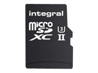 Integral UltimaPro X2 - Carte mémoire flash - 64 Go - Video Class V60 / UHS-II - microSDXC UHS-II INMSDX64G-280/100U2