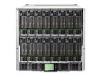 HPE BLc7000 Platinum Single-Phase Enclosure w/6 Power Supplies and 10 Fans w/16 OneView Licenses - Montable sur rack - 10U - jusqu'à 24 lames 2400 Watt 763850-B21