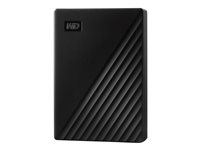 WD My Passport WDBPKJ0050BBK - Disque dur - chiffré - 5 To - externe (portable) - USB 3.2 Gen 1 - 5400 tours/min - AES 256 bits - noir WDBPKJ0050BBK-WESN