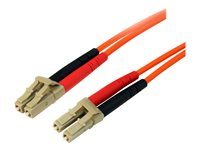 StarTech.com 1m Fiber Optic Cable - Multimode Duplex 50/125 - LSZH - LC/LC - OM2 - LC to LC Fiber Patch Cable (50FIBLCLC1) - Câble réseau - LC multi-mode (M) pour LC multi-mode (M) - 1 m - fibre optique - duplex - 50 / 125 microns - pour P/N: GLCLHSMDSTTA 50FIBLCLC1