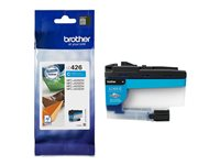 Brother LC426C - À rendement élevé - cyan - original - cartouche d'encre - pour Brother MFC-J4335, MFC-J4340, MFC-J4535, MFC-J4540 LC426C