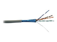MCL - Câble en vrac - 305 m - paire torsadée écrantée (F/UTP) - CAT 5e - gris C5ERBT/305