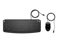 HP Pavilion 200 - Ensemble clavier et souris - USB - Français - noir - pour HP 21, 22, 24, 27; Pavilion 24, 27, TP01 9DF28AA#ABF