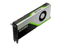 NVIDIA Quadro RTX 6000 Graphics Accelerator - Carte graphique - Quadro RTX 6000 - 24 Go GDDR6 - PCIe 3.0 x16 - 4 x DisplayPort, USB-C - pour Nimble Storage dHCI Large Solution with HPE ProLiant DL380 Gen10; ProLiant DL380 Gen10 R0Z45C