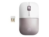 HP Z3700 - Souris - sans fil - 2.4 GHz - récepteur sans fil USB - rose - pour Pavilion 24, 27, 590, 595, TP01 4VY82AA#ABB