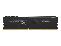 HyperX FURY - DDR4 - kit - 8 Go: 2 x 4 Go - DIMM 288 broches - 3000 MHz / PC4-24000 - CL15 - 1.35 V - mémoire sans tampon - non ECC - noir HX430C15FB3K2/8