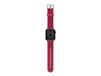 OtterBox All Day Comfort - Bracelet pour montre intelligente - 42/44/45 mm - rouge rubellite (rose) - pour Apple Watch (38 mm, 40 mm, 41 mm) 77-93701