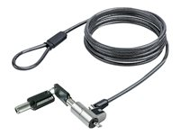 StarTech.com Nano Laptop Cable Lock, 6ft (2m), Anti-Theft Keyed Lock, Security Cable Locks Nano Slot Computers, For HP EliteBook/Lenovo ThinkPad X1/2-1 Laptops, Cut-Resistant Steel Cable Lock For Laptop (NANOK-LAPTOP-LOCK) - Câble de sécurité - noir, argent - 2 m NANOK-LAPTOP-LOCK