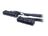 APC Data Distribution Cable - Câble réseau - Conformité TAA - RJ-45 (F) pour RJ-45 (F) - 15.2 m - UTP - CAT 6 - noir DDCC6-050