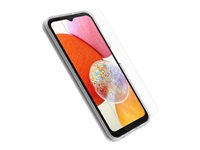 OtterBox React Series - Coque de protection pour téléphone portable - clair - avec protection d'écran Trusted Glass - pour Samsung Galaxy A14 78-81194