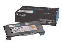 Lexmark - À rendement élevé - cyan - original - cartouche de toner LCCP - pour Lexmark C500n, X500n, X502n C500H2CG